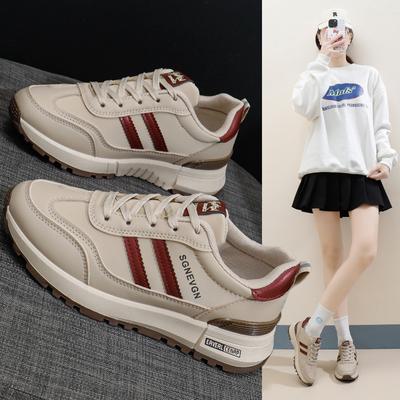 Новая обувь женская 2025 лето беговые спортивные кроссовки женские толстая подошва увеличение роста повседневная платформа женская дизайнерская обувь