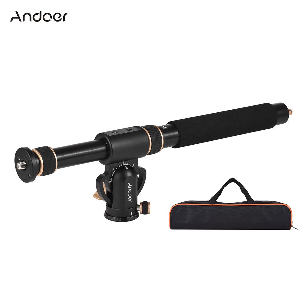 Andoer Universal Tripod Extension Arm Aluminum Alloy Detachable Extender Horizontal Centre Column