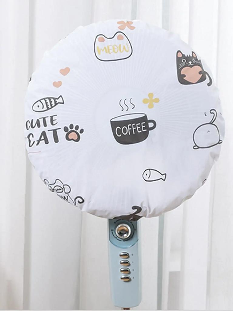 1pc-Household Electric Fan Circular Cover Washable,Perfect Storage Solution for Floor Fans-Keep Your Space Clean and Tidy-random