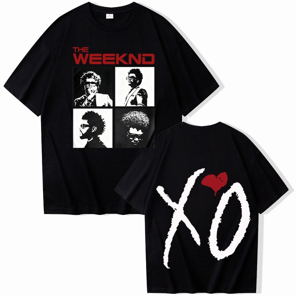 THE WEEKND After Hours Til Dawn Tour Новая Футболка Мужская Женская Харадзюку Короткий Рукав Круглый Вырез Повседневная Рубашка Подарок Новое Поступление
