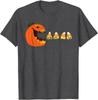 Halloween Pumpkin Eating Candy Corn Unisex T-shirt