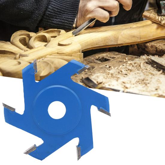 75 мм 80 мм 90 мм 100 мм фреза с шестью зубьями высокая эффективность прочный острый тонкий мастерство резьба по дереву диск столярные изделия