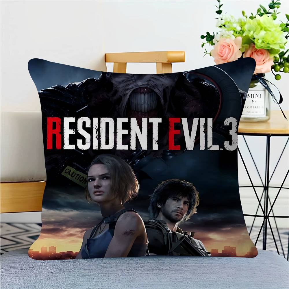 Game R-Resident-Evil Pillow Anime Pillow Sofa Bed Head Pillow Cover Cushion Cover 45x45 Cm Fashion