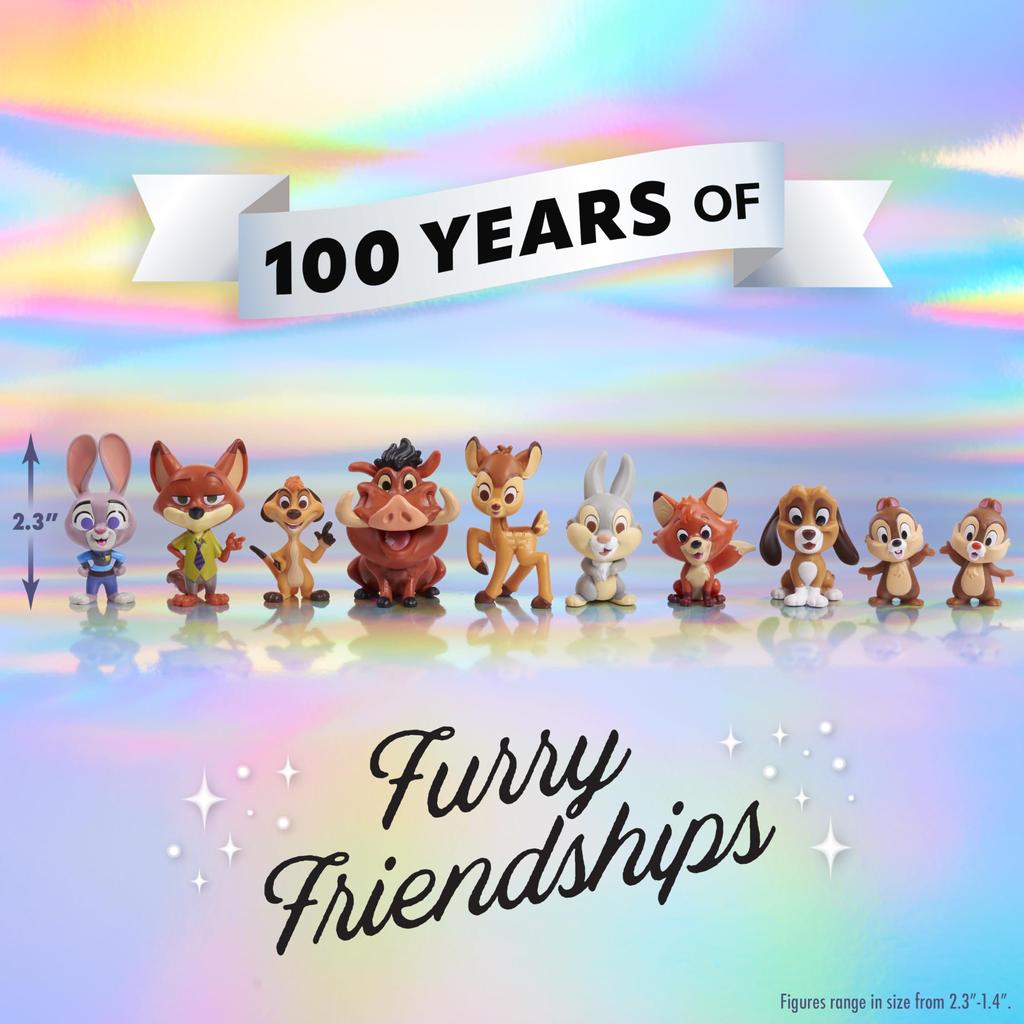 Disney D100 Праздничный набор фигурок Furry Friendships -