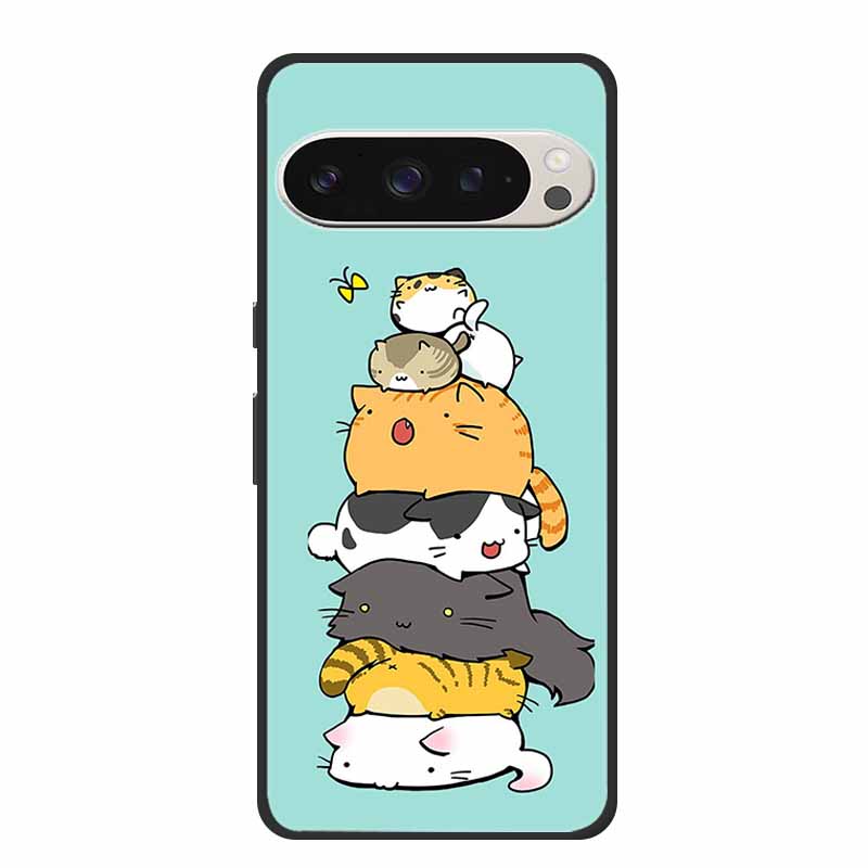 Для Google Pixel 9 5G Чехол Роскошные Мягкие Силиконовые Чехлы из ТПУ для Google Pixel 9 Pro Pixel9 Мультяшные Милые Бамперные Чехлы Fundas