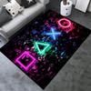 Игровые ковры с 3D-рисунком контроллера для геймеров Яркие игровые ковры и коврики для домашнего декора Идеально подходят для гостиных и спален