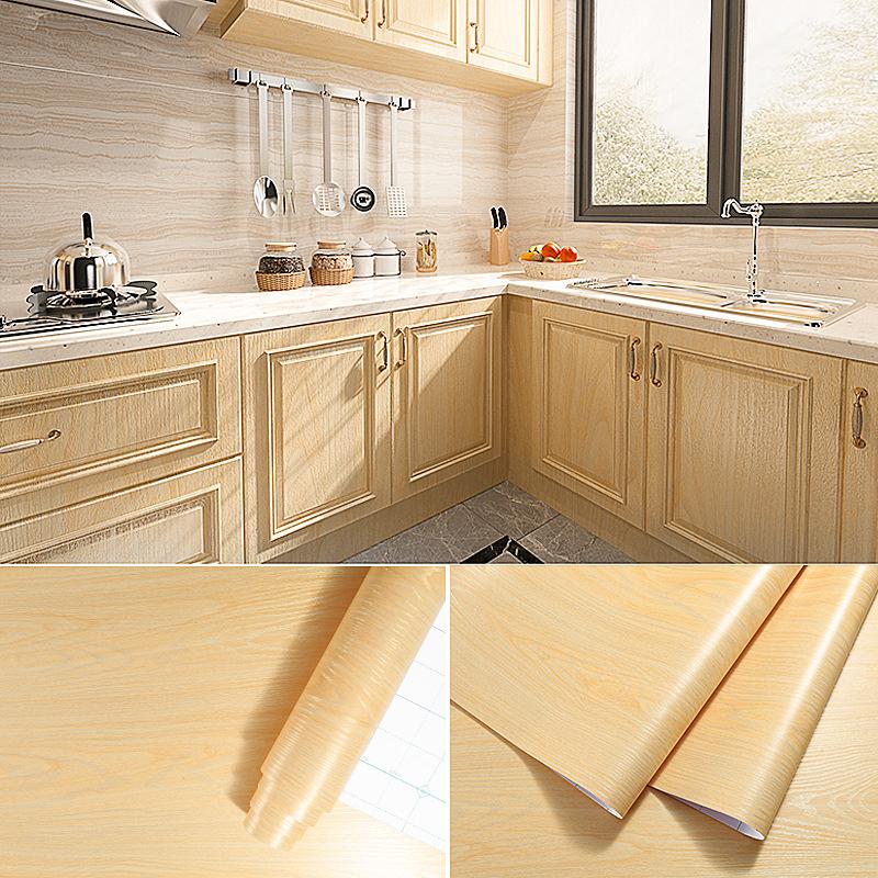 33 Choices Wood Grain Home Decor Films PVC Wood Pattern Waterproof Stickers Self-adhesive Doors Cabinet Modern Furnitures Wall Decoration