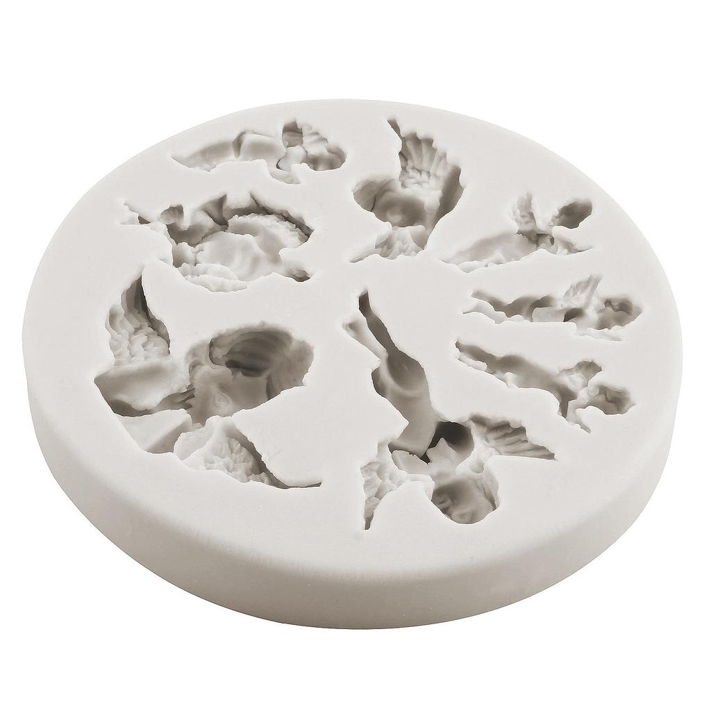 3D милые силиконовые формы для шоколадных конфет, форма для помадки, сделай сам, ремесло, форма для эпоксидной смолы, детские инструменты для украшения торта на день рождения