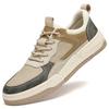 Men's Shoes New Men's Business Casual Shoes Non-slip Soft-soled Breathable Board Shoes Men's Splicing Retro Sports Shoes Men's