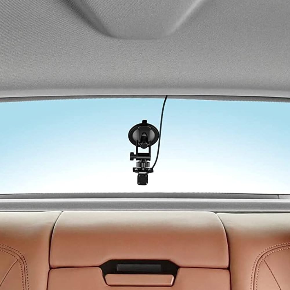 Lifepower Держатель на присоске для задней камеры Кронштейн на присоске для заднего стекла Регулируемый угол наклона Крепление для задней камеры видеорегистратора Простая установка N