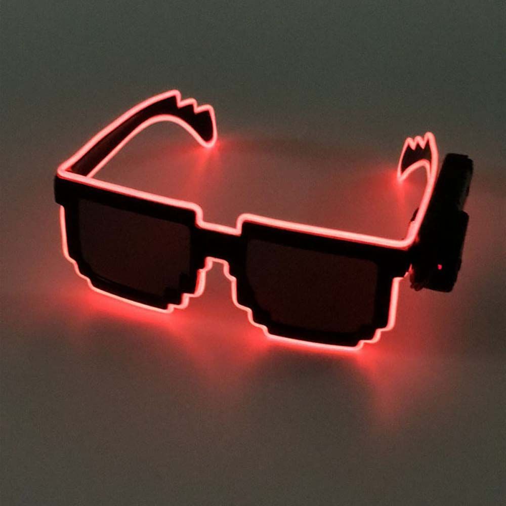 Bar Supplies Glowing Led Light Up Glasses LED Luminous Glasses Glowing Sunglasses Mosaic Glasses