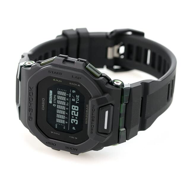Casio G-SHOCK GBD-200UU-1DR G-Squad Мужские часы Bluetooth Связь со смартфоном Городской черный Спорт