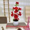 Artificial Peach Blossom Plant With Realistic Craftsmanship For Wedding Decor And Photography