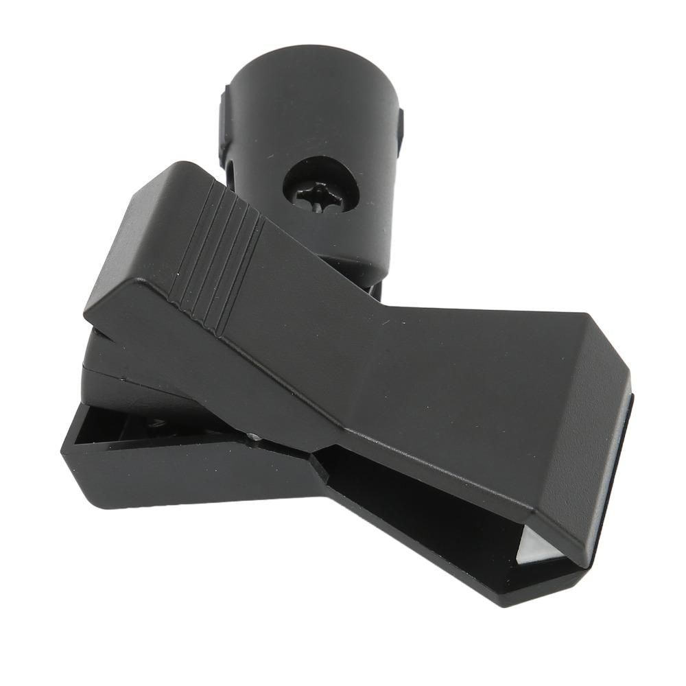 with 5/8in Male to 3/8in Female Microphone Clip ABS Mic Holder Handheld Mic Clamp  Handhold Use