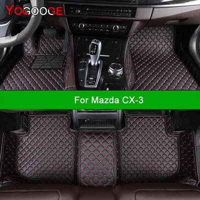 Автомобильные коврики для Mazda CX3 CX-3 2015- Автомобильные коврики для ног Coche Аксессуары