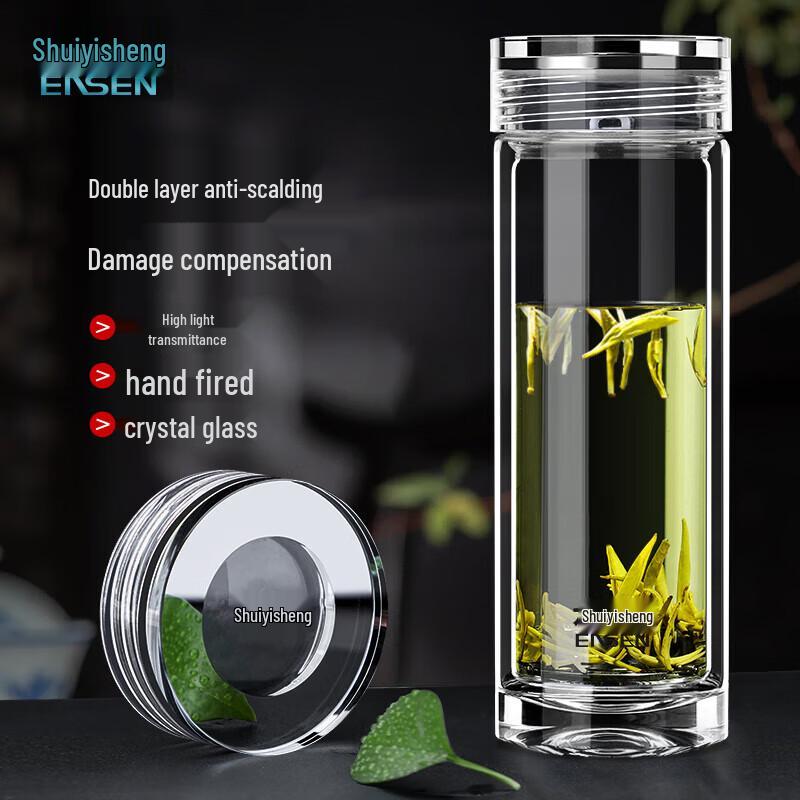 Премиальная кружка из чистого титана Shui Yi Sheng, слабощелочная стеклянная кружка