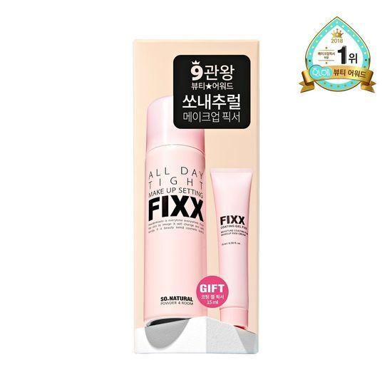 So Natural All Day Makeup Fixer 75 мл Special (+15мл геля-фиксатора)