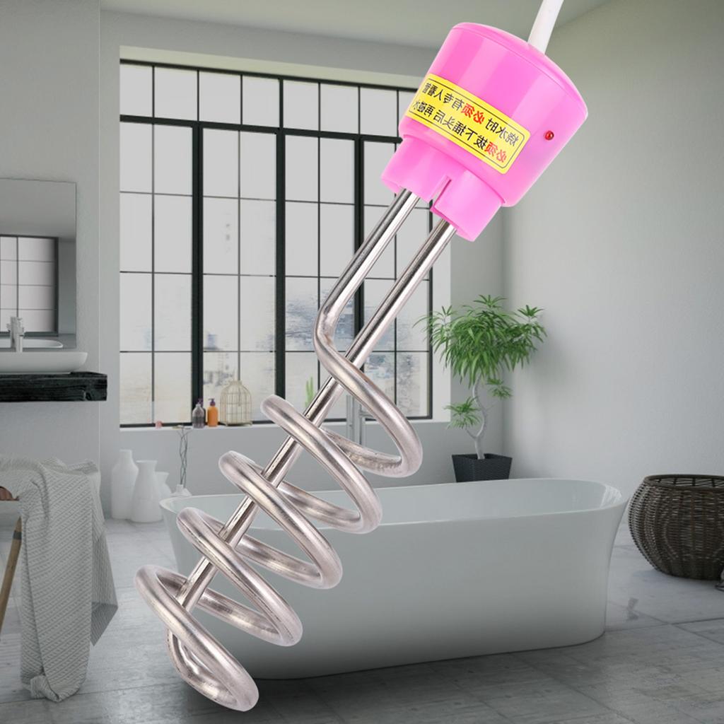 3000 Вт, 70 °C, автоматическое отключение воды, электрический погружной нагреватель, бойлер, раковина со спиральной трубкой, 220 В