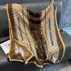 New Summer Autumn Light Thin Soft Long Silk Scarf Advanced Scarf All-Matching Ladies Shawl Elegant Temperament Printing Scarf