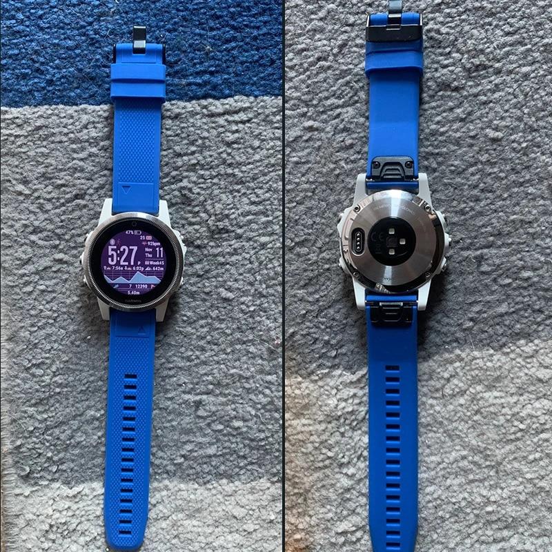 Быстросъемный ремешок для Garmin Fenix ​​3 5 5X 5S Plus 6 6X 6S Pro 7 7S 7X 945, ремешок для умных часов 26, 22, 20 мм, силиконовый браслет