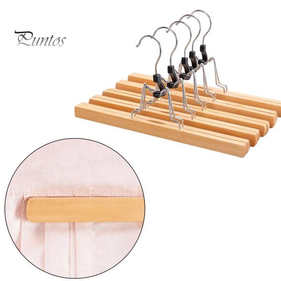5 шт. вешалка для юбки с лошадиным лицом, бесследная, противоскользящая, ветрозащитная, вращающаяся на 360°, сильная несущая нагрузка, твердая древесина, JK, юбка, брюки, брюки, сушка одежды