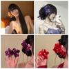 Sweet Orchid Flowers Hair Clip Elegant Sweet Barrettes Temperament Hair Accessories  Wedding