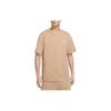 Nike T Shirts Men's Nude Pink Crew Neck Moderate Straight Fit FD0306-200