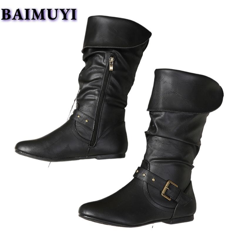 Мода Балетки Женские Сапоги до колена Модная обувь Тренд 2025 Зима Новые Плиссированные Кожаные Челси Сапоги Молния Повседневная Ходьба Женские Ботинки