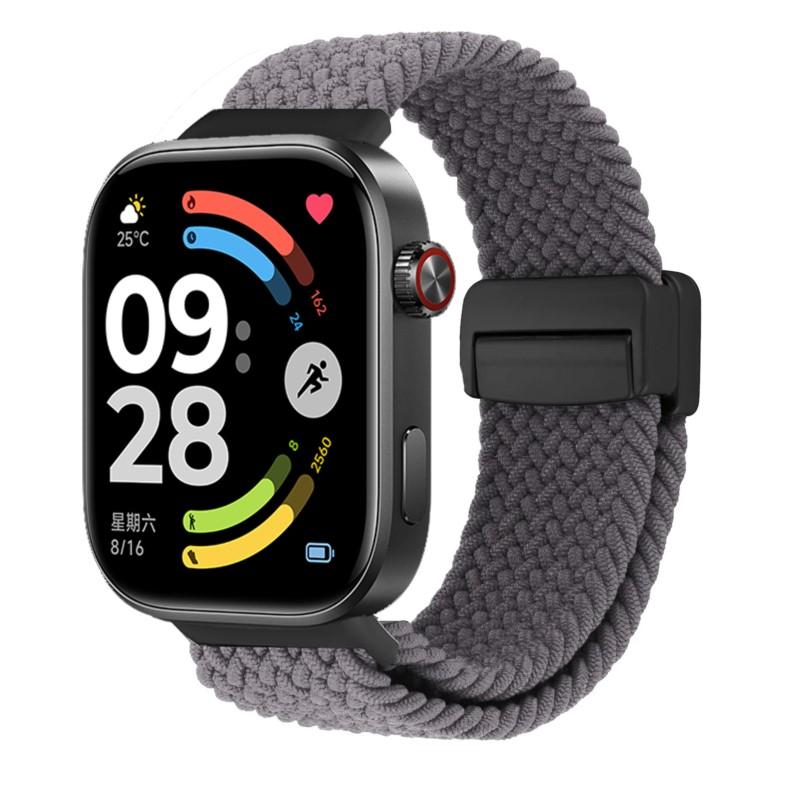 Магнитный плетеный ремешок для Redmi Watch 6 5 4 Спортивный нейлоновый Регулируемый Запасной браслет correa Xiaomi Mi Band 8 Pro/9 Pro band