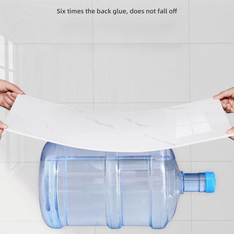 Имитация мраморной плитки, настенная паста для ванной комнаты, гостиной, фоновые обои, самоклеящиеся водонепроницаемые наклейки на стену для кухни, ремонт дома