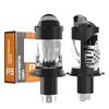 Car LED H4 Headlight Mini Projector Dual Lens All-in-One Bifocal Lens Car Styling Headlight Bulb Turbo Fan Spotlight P9