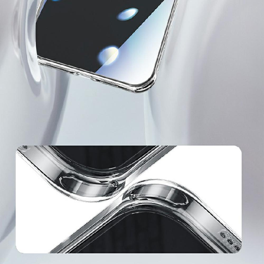 SULADA Прозрачный чехол для iPhone 16 Pro Max из ТПУ + Закаленное стекло Ударопрочный чехол для телефона