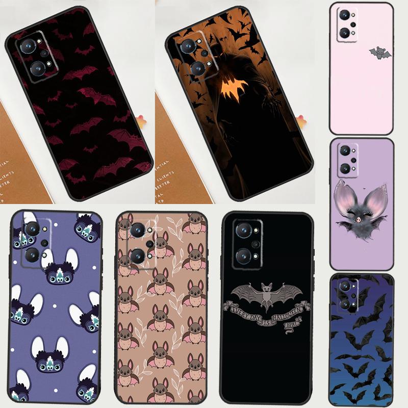Halloween Bat Case For Realme 10 11 12 13 14 Pro Plus GT 5 6 6T GT7 Pro C67 C61 C53 C51 C21Y C25S C55 C75