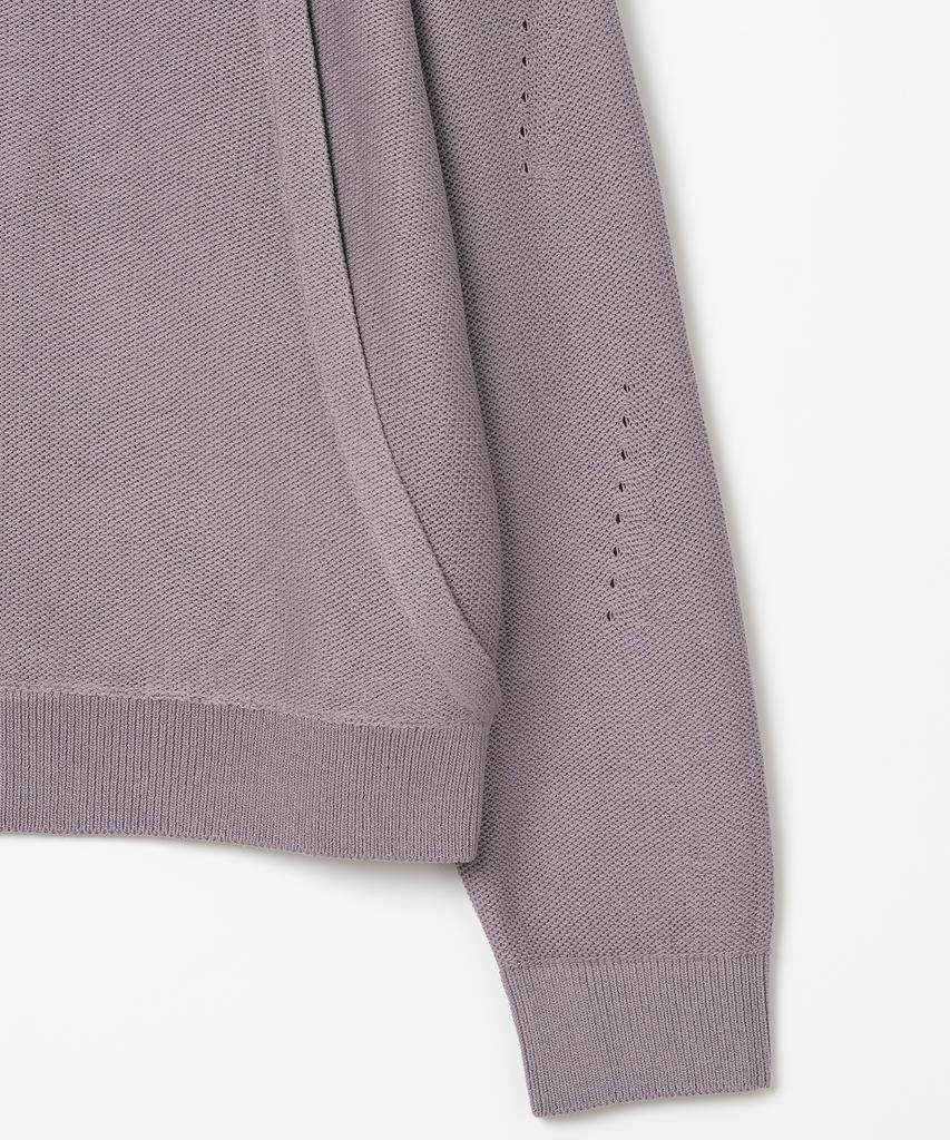 MILLO ARCHIVE Curved Layered Knit [Vintage Purple]