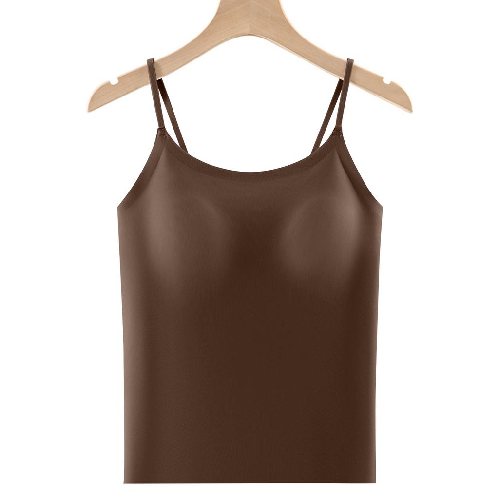 Женская однотонная рубашка с чашкой для йоги, спортивное нижнее белье, жилет