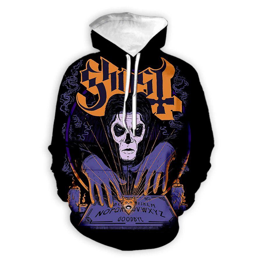 Ghost Band 3D Print Hoodies Men Women Fashion Streetwear Hip Hop Y2k Hoodie Pullovers Casual Hooded Sweatshirts Kids Clothing