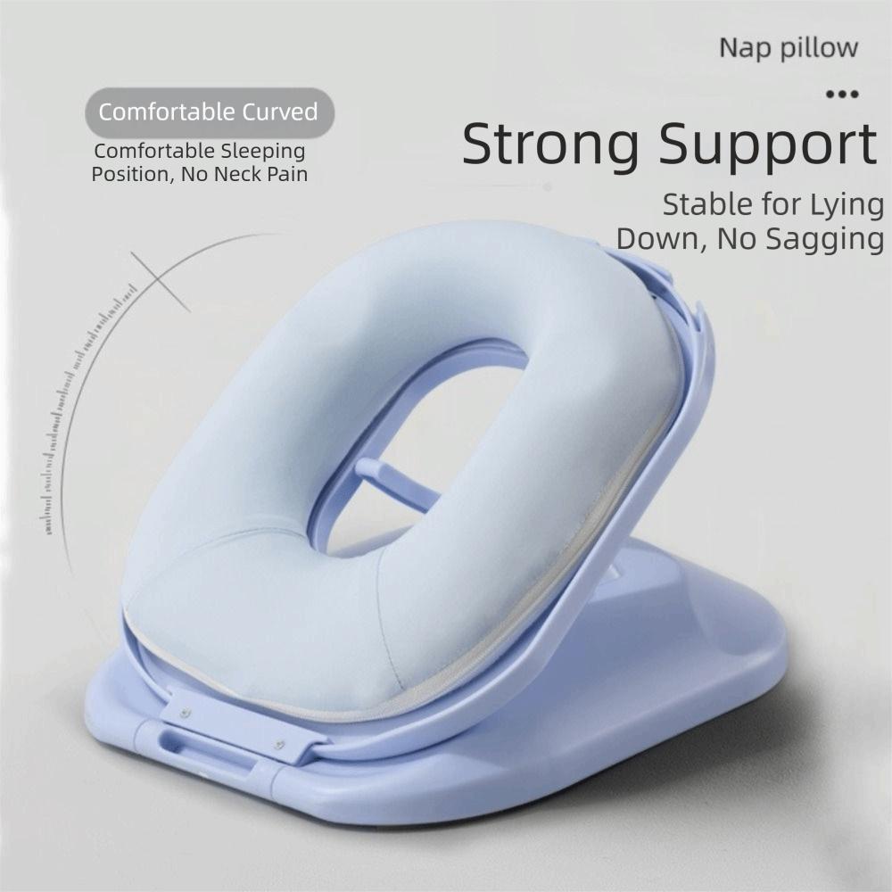 Hug-style Neck Support Pillow Adjustable Height Portable Student Nap Pillow Travel