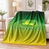 John Deere Flanell Überwurf Weich Warm Gemütlich Für Sofa Bett Innen Haus Schlafzimmer Gebrauch