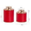 1Pc Solid Mini Empty Tea Tin Can Household Green Black Tea Sealed Jar Portable Travel Small Tea Packaging Box Paper Storage Can