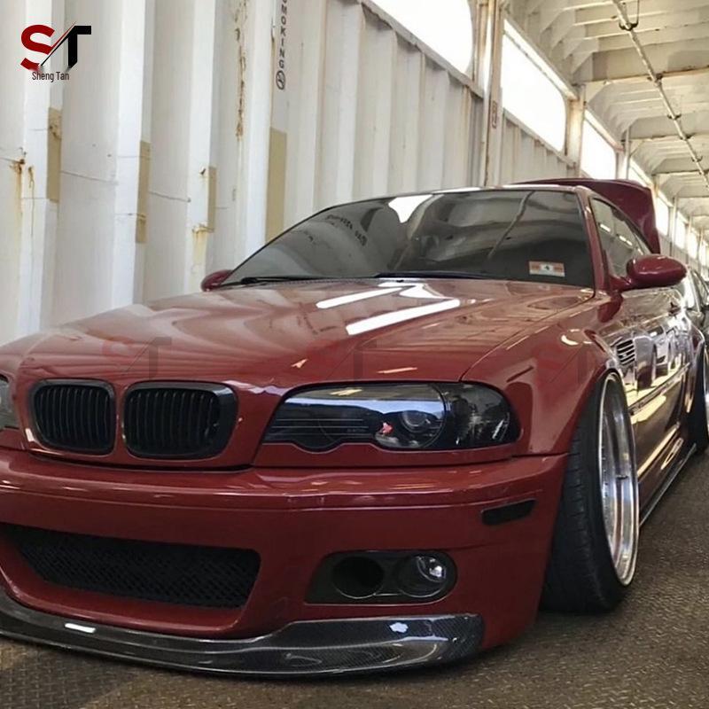 Передний сплиттер-диффузор из углеволокна для BMW 3 серии E46 (2-дверный)
