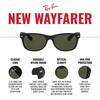 Солнцезащитные очки 0RB2132 NEW WAYFARER ЧЕРНЫЕ С ЗЕЛЕНЫМ КАМУ ТЕМНО-СЕРЫЕ 6822B155 Поляризационные [Ray-Ban]