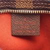 Used LOUIS VUITTON Trousse Makeup Damier Ebene Handbag N51982 Damier PVC coated canvas leather Brown Ebene Used Wom