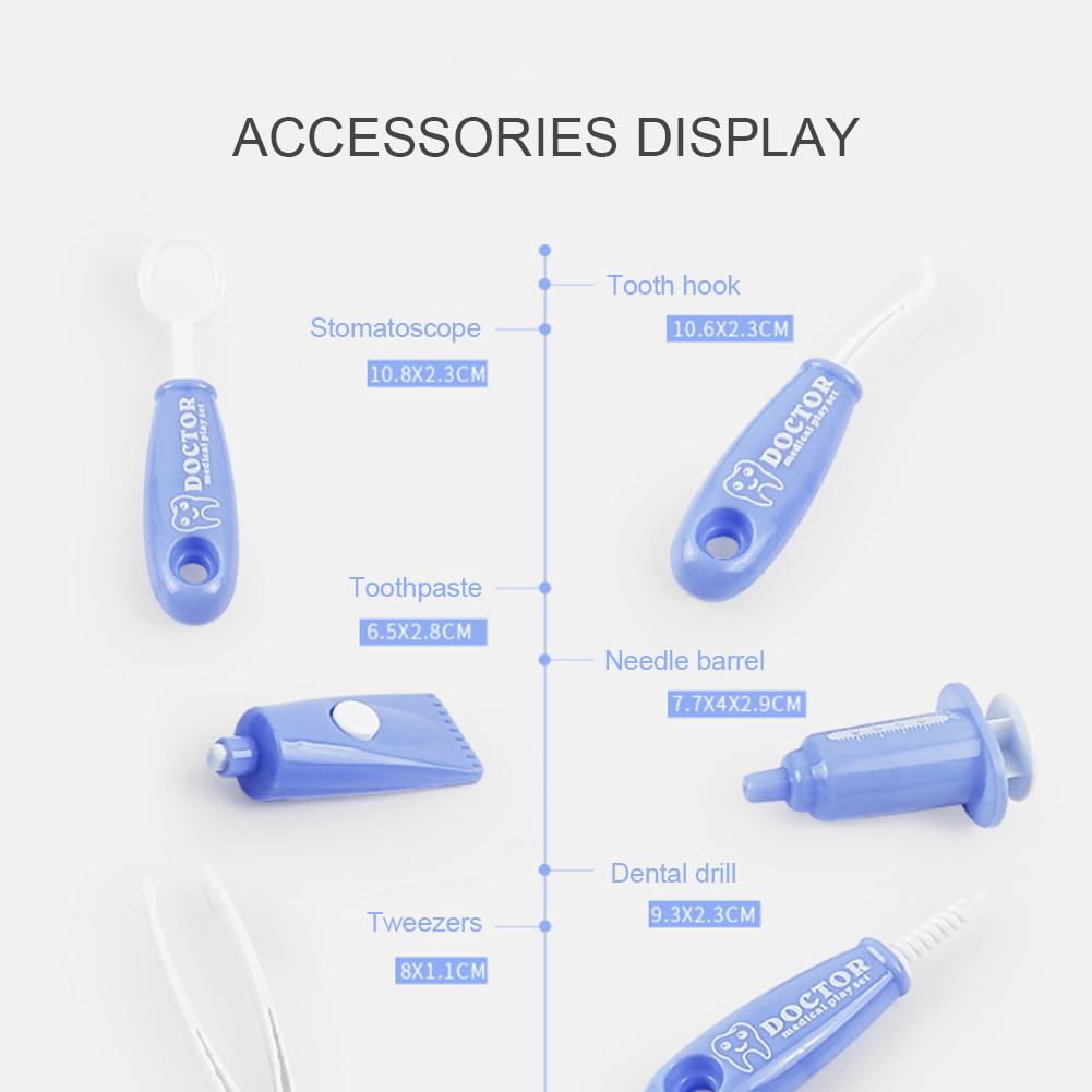 Детские игрушки Взаимодействие родителей и детей Для девочек и мальчиков Стоматолог Проверка зубов Модель Ролевая игра Детская обучающая игрушка