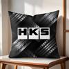 Fashion HHKSSLogo Cushion Cover Natural Linen Organic Fabric DoubleSided Printing Couch Pillow Covers Home Decor