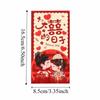 Groom and Bride Chinese Wedding Hongbao Multiple Patterns Red Pocket  Valentine's Day Gift