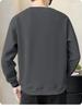 2025 Autumn/Winter Unisex Velvet-Lined Long-Sleeve Round-Neck Hoodie Base Layer
