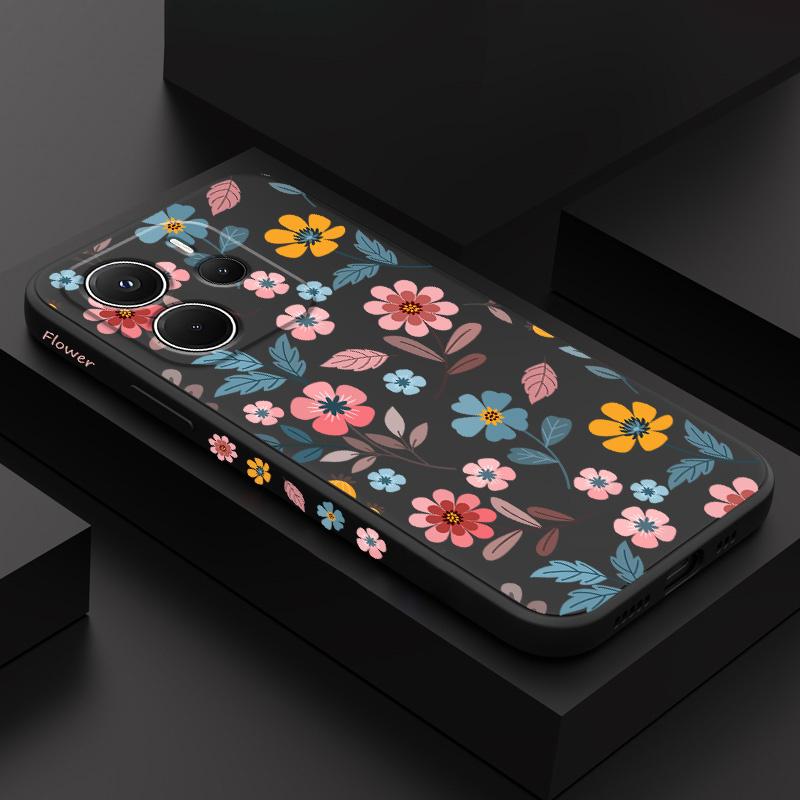 Цветочный стебель Цветок Чехол для телефона Для Xiaomi Redmi Note 14 13 12 12S 11 11S 10 10S Pro Plus 15 15C 14C 4G 5G Силиконовый чехол