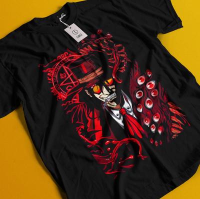 Футболка Hellsing Футболка Алукард Футболка Серас Виктория Футболка Вампир Аниме Дракула