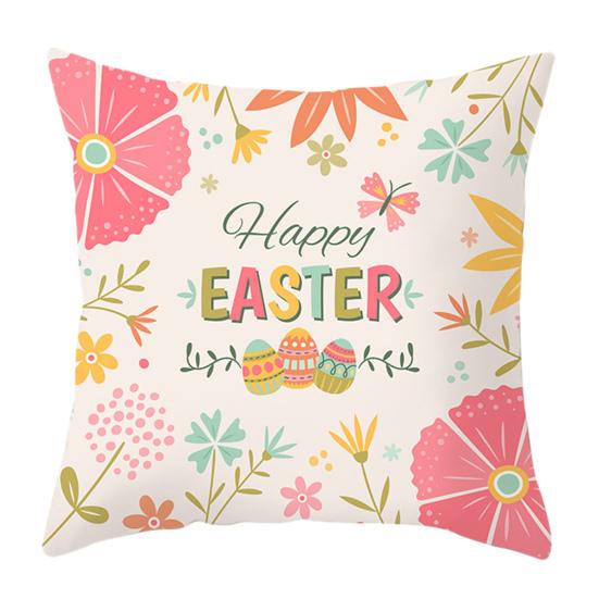 Наволочка с буквами, потайная молния, декоративная Пасхальный кролик, яйца, диван, спальня, автомобильная подушка, чехлы, товары для дома