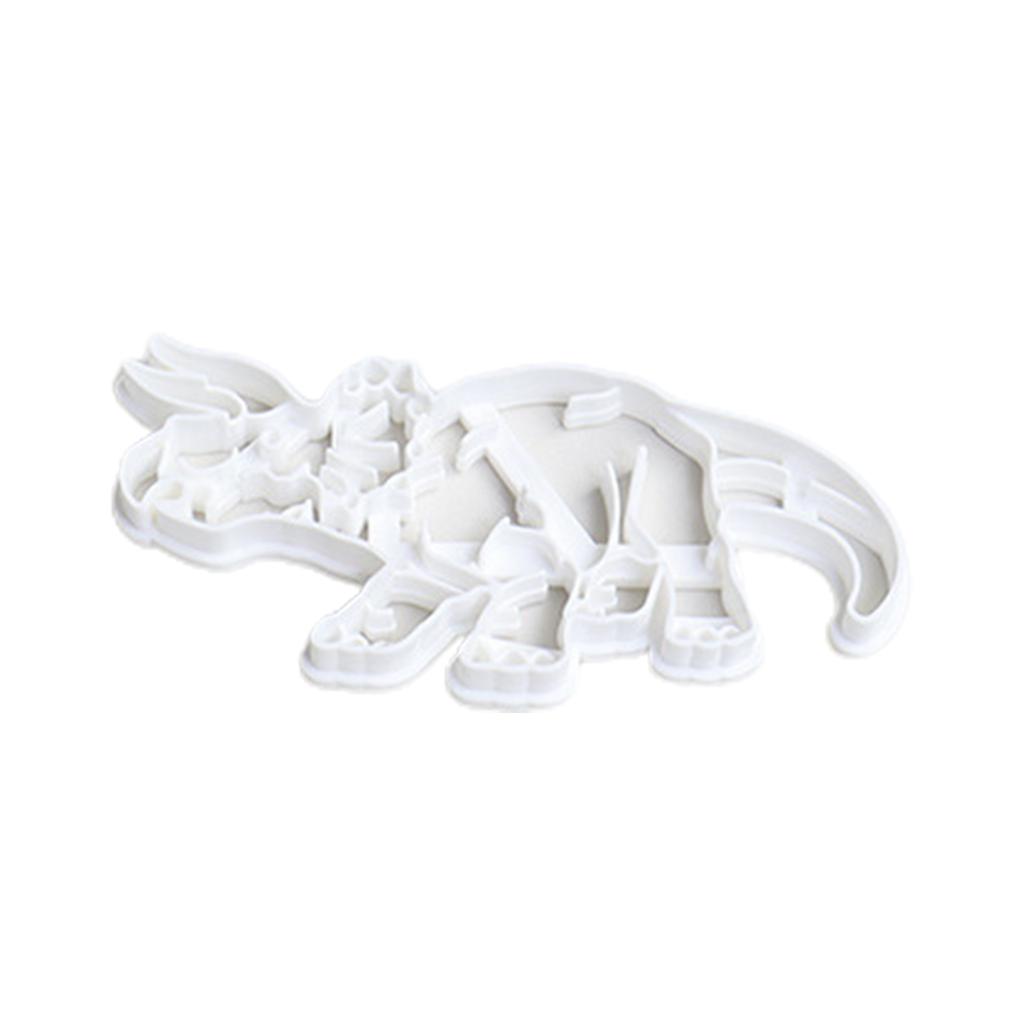 Cartoon Dinosaur Biscuit Molds Cookie Press Molds DIY Kitchen Accessories Pressable Cookie Cutters Cookie Cutters
